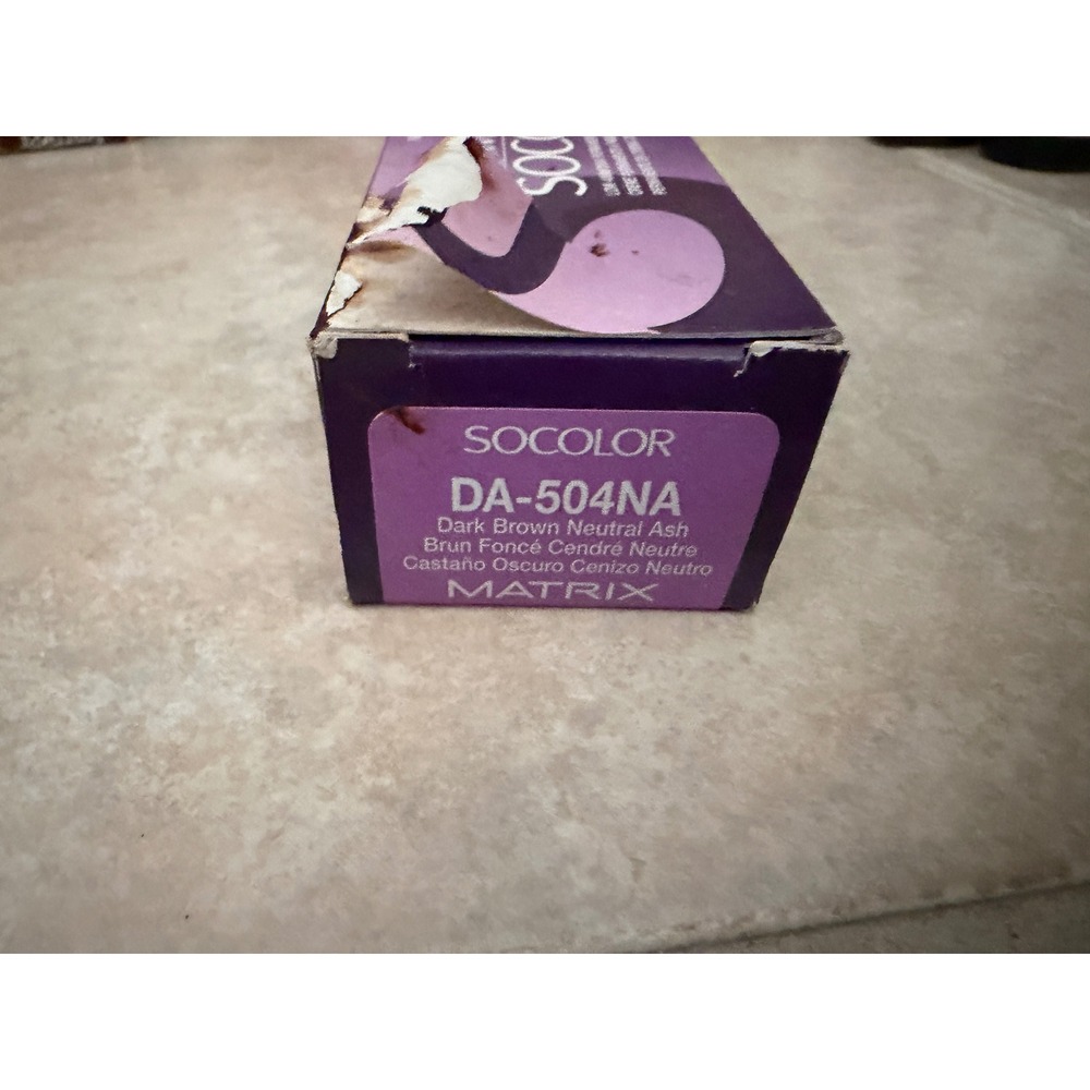 Matrix SOCOLOR Dream Age DA 504NA Permanent Cream Haircolor Low-Ammonia Formula